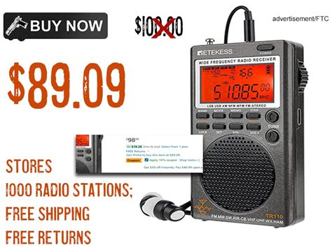 Retekess Tr Portable Ssb Shortwave Radio Free S H