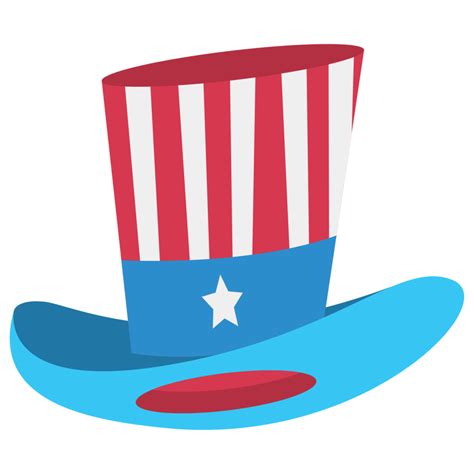 Uncle Sam Hat Memorial Day Color 2d Illustrations 27118471 Png