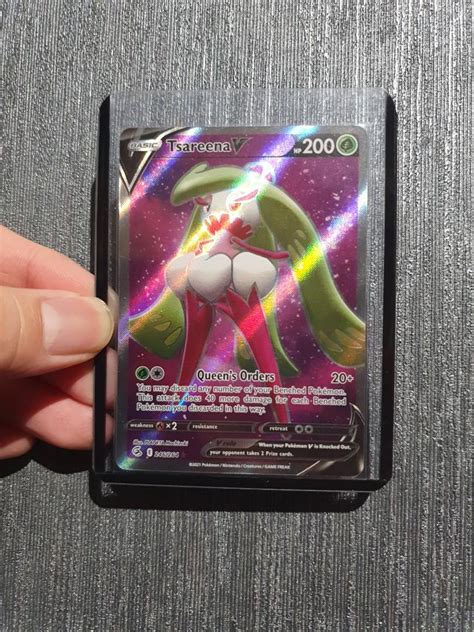 Pokemon TCG Fusion Strike Tsareena V Full Art Ultra Rare Card Hobbies