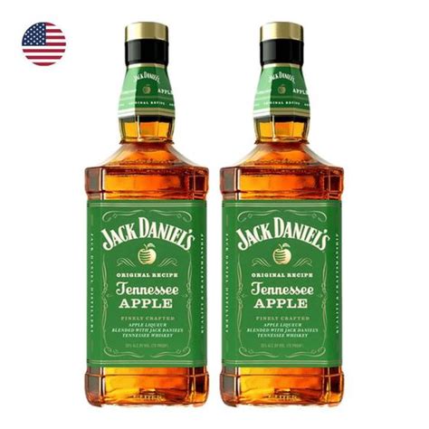 Kit 2 Whiskeys Jack Daniels Maçã Estados Unidos 1 L Whisky Magazine