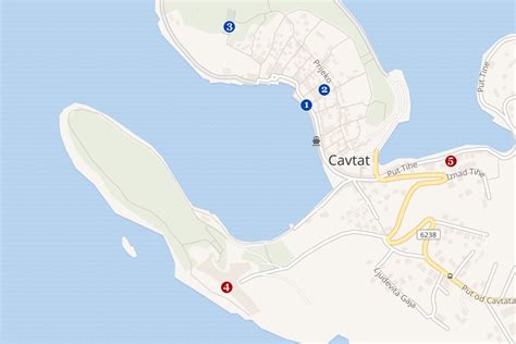 Cavtat Map