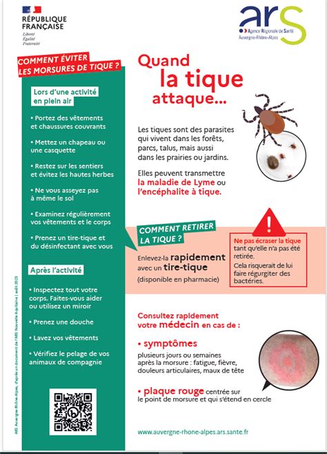 Rappel Des Gestes De Pr Vention Contre Les Morsures De Tique Mairie