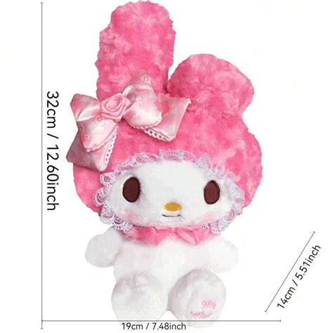 Authentic Sanrio Rose Hello Kitty Figure Doll My Melody Plush Doll Valentine S Day T