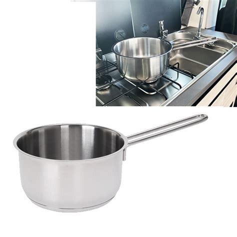 Casserole acier inoxydable 16 cm avec poignée