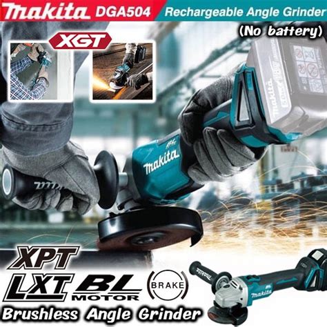 2021 Top Quality Makita DGA404/DGA504 18V 100mm&125mm Brushless ...