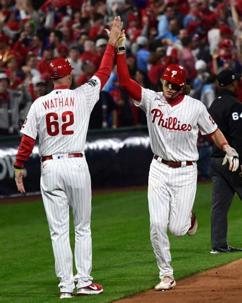 Philadelphia Phillies Alec Bohm Homers In The Second Inning Gold