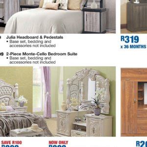 Bedroom deals at OK Furniture valid to 04.08 | Check at Allcatalogues.co.za