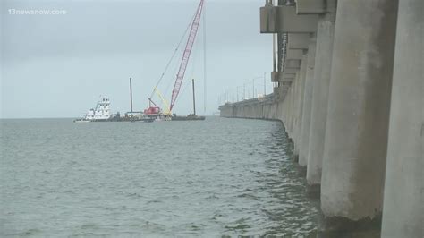 Driver In Tractor Trailer Crash Off Chesapeake Bay Bridge Tunnel