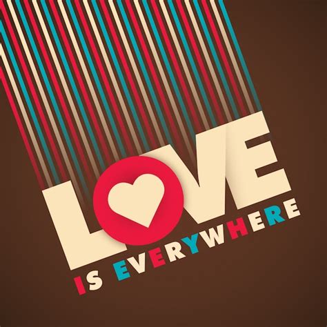 Premium Vector Love Background