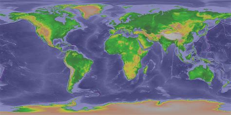 Elevation Map Of The World - Black Sea Map