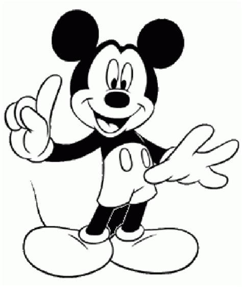 Fotos De Mickey Mouse Para Pintar Colorear Imágenes