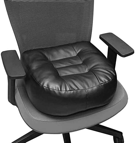 Youfi Leather Seat Cushion Extra Thick Booster Perfect For Office