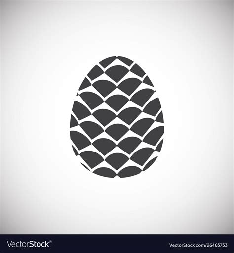 Pine Cone Icon On Background For Graphic And Web Vector Image