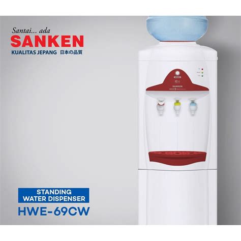 Jual Sanken Galon Atas 3 Kran Panas Dingin Normal HWE 69CW Water