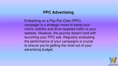 Ppt Evaluating The Performance Of Your Ppc Campaigns Powerpoint