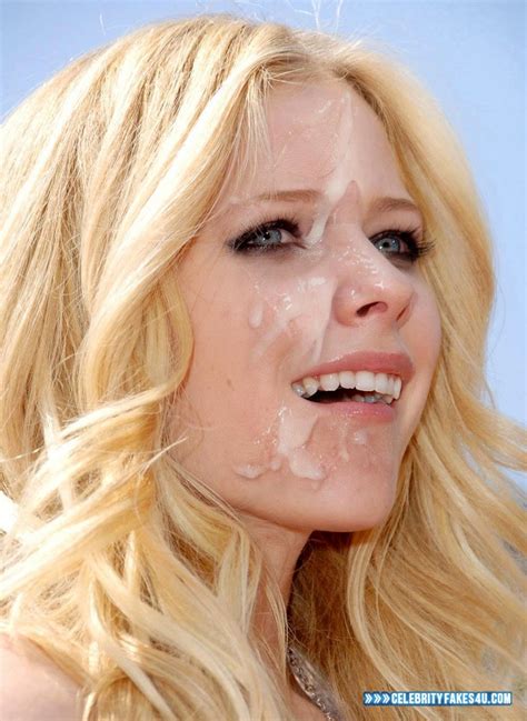 Avril Lavigne Public Facial Cumshot Naked Fake 001 Celebrity Fakes 4U