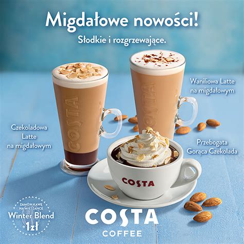 Migdałowy zawrót głowy w Costa Coffee Shopping Center Atrium Targówek