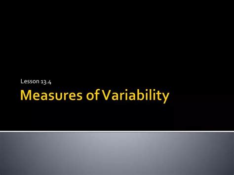 Ppt Measures Of Variability Powerpoint Presentation Free Download Id1811484