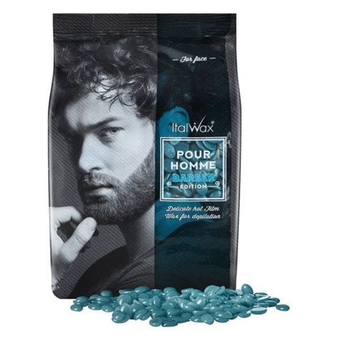 Plēves vasks vīriešiem ItalWax Pour Homme Barber 500g cena 220 lv