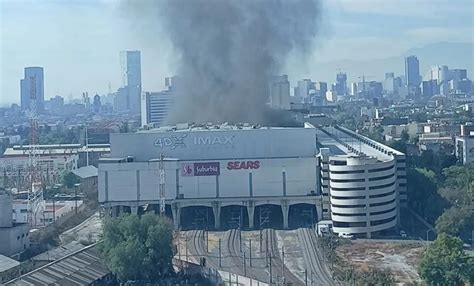 Incendio En Inmediaciones De La Plaza Forum Buenavista En Cdmx