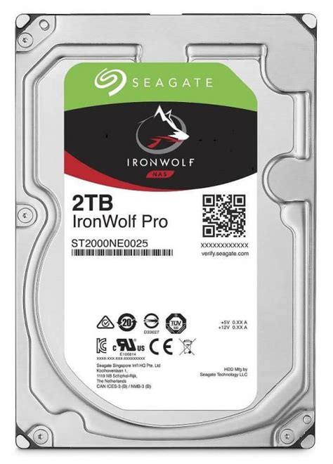 SEAGATE 2TB 7.2K 6G SATA 3.5IN (ST2000NE0025)