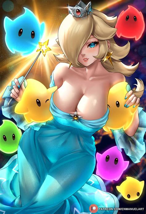 Rosalina Dress Super Mario Galaxy Hentai Blue