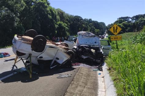 Colisão frontal deixa duas pessoas mortas e sete feridas na BR 282 PP