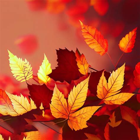 Premium AI Image | fall background autumn wallpaper fall season yellow ...