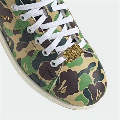 BAPE X Adidas Stan Smith ABC Camo IG8949 Sneaker Style