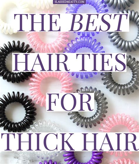 Best Hair Ties for Thick Hair: Sugar Twists | Slashed Beauty