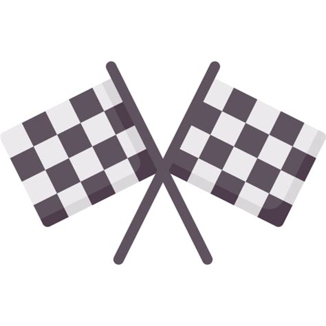 Crossed checkered flags Special Flat icon