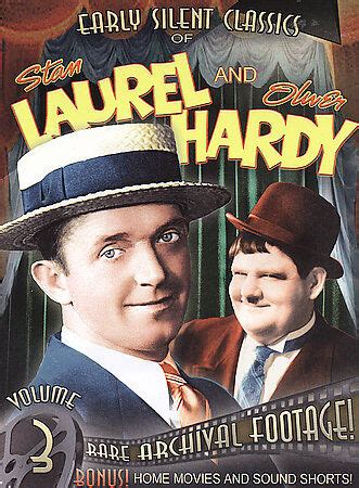 The Early Silent Classics Of Stan Laurel And Oiver Hardy Vol 3 DVD On