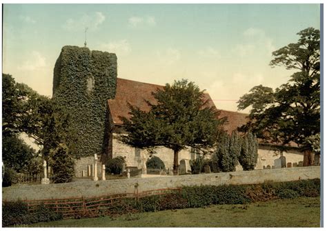 Canterbury St Martin S Church By Photographie Originale Original