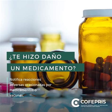 Cofepris On Twitter Sab As Que La Farmacovigilancia Permite