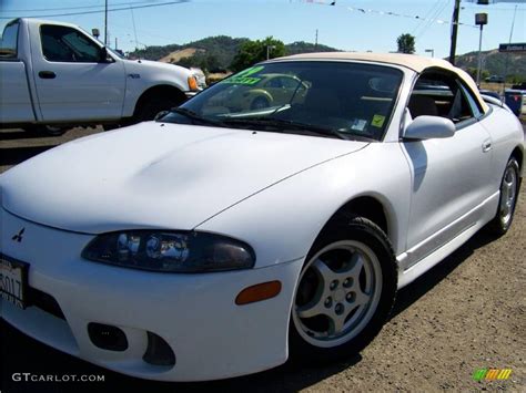 1999 Northstar White Mitsubishi Eclipse Spyder Gs 13242469 Gtcarlot