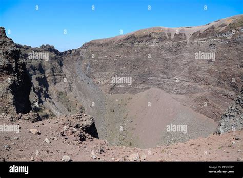 Mount Vesuvius Crater Campania Italy Stock Photo Alamy