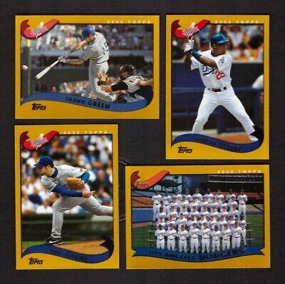 Topps Los Angeles Dodgers Team Set Cards Mint Ebay