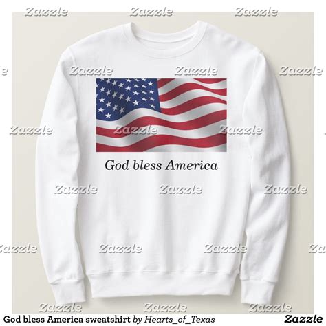 God Bless America Sweatshirt God Bless America Mens Sweatshirts