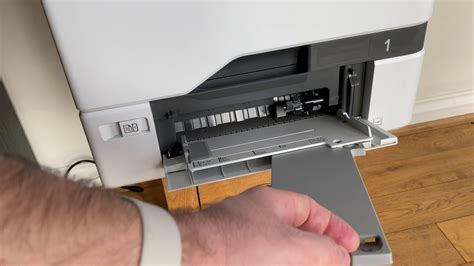 Lexmark Xc Tutotrial Opening The Bypass Tray Youtube