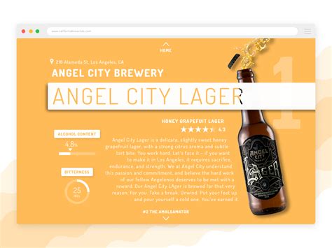 Craft Beer Delivery Service (1 of 3) by Sam Gates on Dribbble