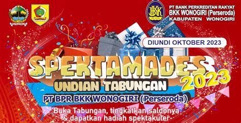 SPEKTAMADES UNDIAN TABUNGAN PT BPR BKK WONOGIRI Perseroda TAHUN 2023