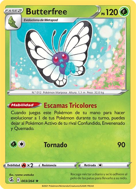 Butterfree Golpe Fusi N Tcg Wikidex La Enciclopedia Pok Mon