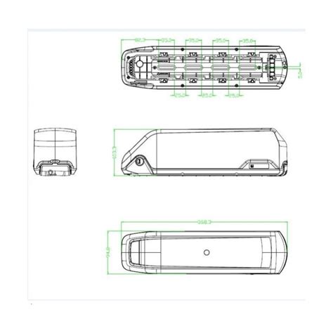 V Ah Downtube Electric Bike Battery S P Wh Bluetooth Bt