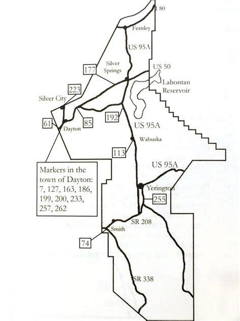 Map Of Lyon County Nevada - Callie Veronike