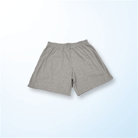 SHORTS, GYM, JERSEY KNIT, GREY – Correction Enterprises