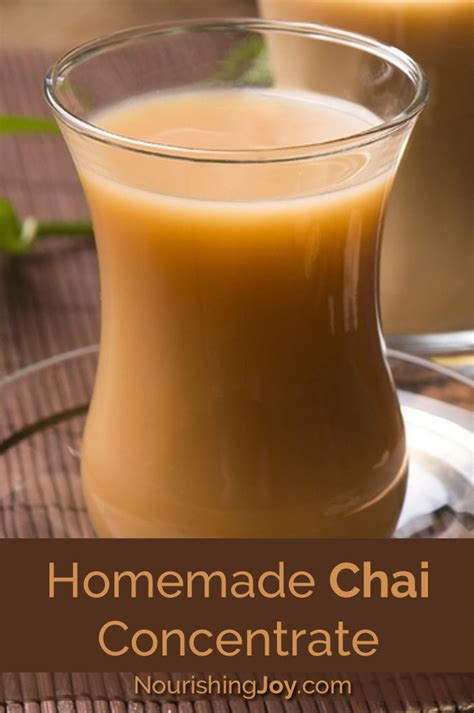 Homemade Chai Concentrate Nourishing Joy