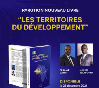 Les Territoires Du D Veloppement Sortie Ouvrage Ousmane Sonko Et