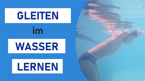 Schwimmen Lernen Übung 4 Gleiten YouTube