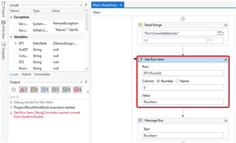 Clarifications In Get Row Item Rpa Discussions Uipath Community Forum