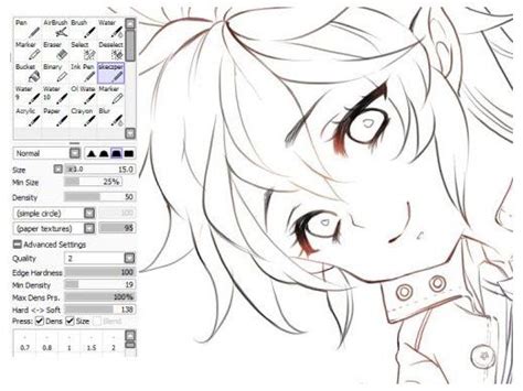 Paint Tool Sai Lineart Brush Readnaw